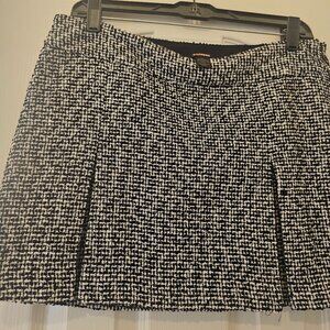 White and black skirt